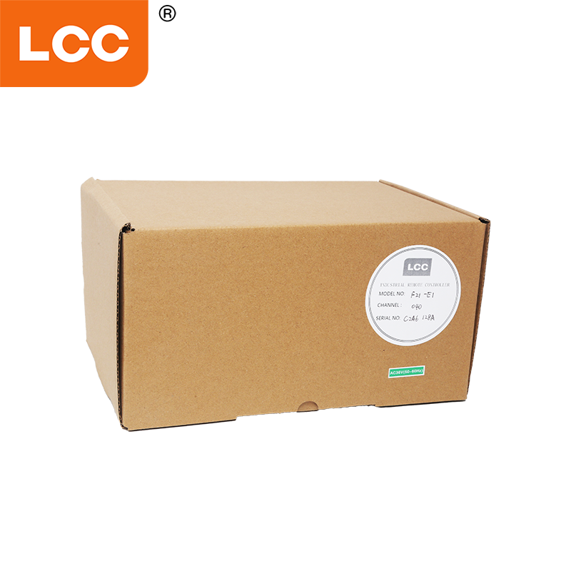 F21-E1 Cranas de troncos inalámbricos industriales Control remoto con botón de emergencia