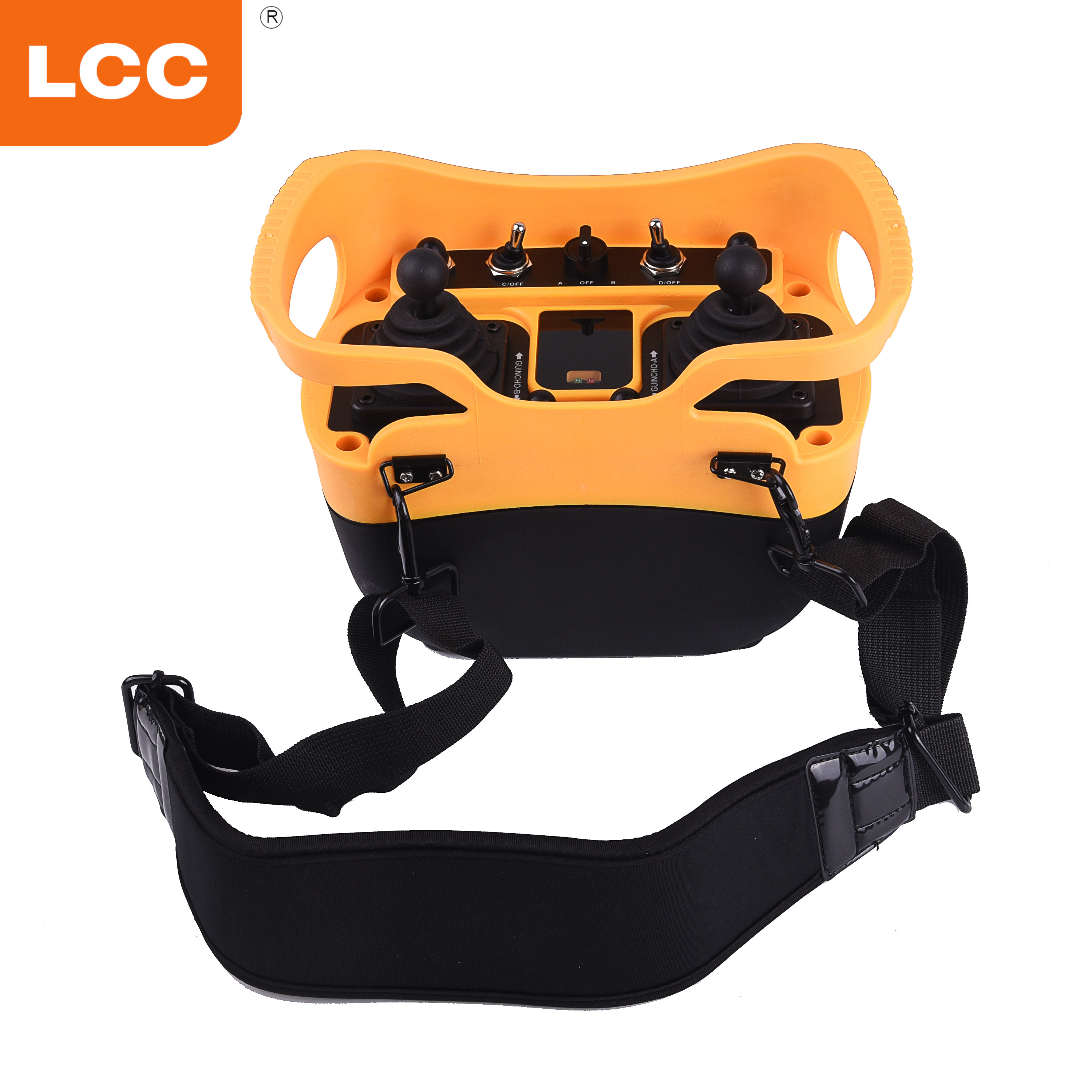 Mando a distancia inalámbrico Industrial para grúa torre, 433 Mhz UHF LCC Q5000+, equipo pesado