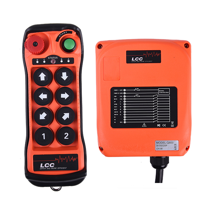 Control remoto por radio Q800 LCC Crane para grúa elevadora