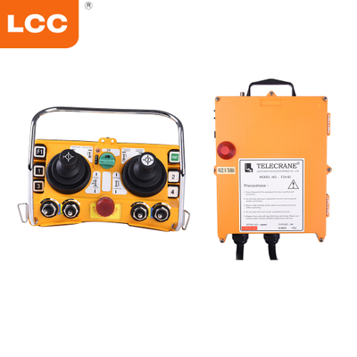 Control remoto inalámbrico de radio de encargo de la palanca de mando de la grúa industrial de F24-60 Apollo