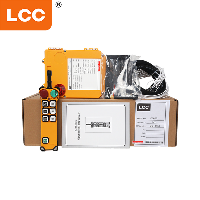 Interruptor de control remoto industrial inalámbrico F24-6S Universal Wireless Wireless Remote Control Remote