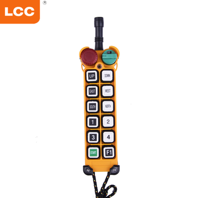 F24-12D 12 botones 110V 230V 380V Control remoto inalámbrico para grúa para cabrestante