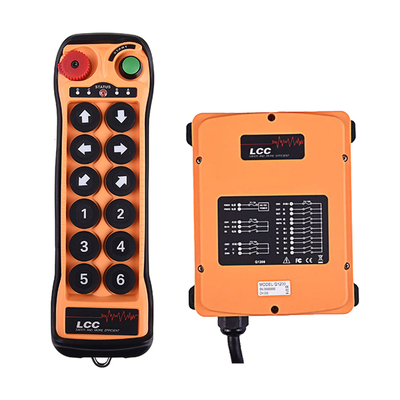 Q1200 Control remoto inalámbrico de radio industrial de un solo paso para grúa aérea