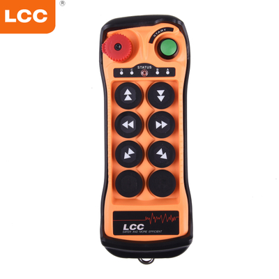 Q606 6 Botones Grúa Eléctrica Hidráulica Radio Inalámbrica Torno de Cuerda de Alambre Teledirigido