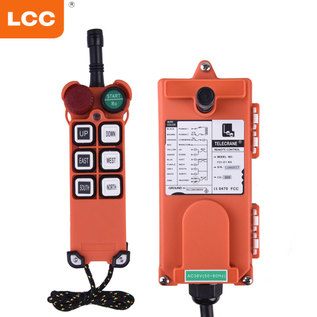 F21-E1 24 voltios de la cadena industrial de la cadena industrial Radio Control remoto