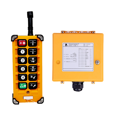 F23-BB Control remoto giratorio con botón pulsador universal para grúa de 24 voltios