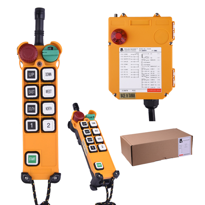 F24-8D Doble velocidad 315 MHz 433 MHz Radio Telecontrol Control remoto