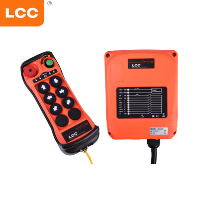 Q600 Control remoto por radio industrial de 6 botones para polipasto de grúa