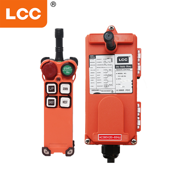 Control remoto hetrónico de radio de grúa F21-4S para bomba de concreto