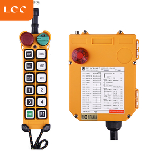 F24-12D Telecrane 12 claves 433MHz Transmisor inalámbrico Recipiente de radio control remoto