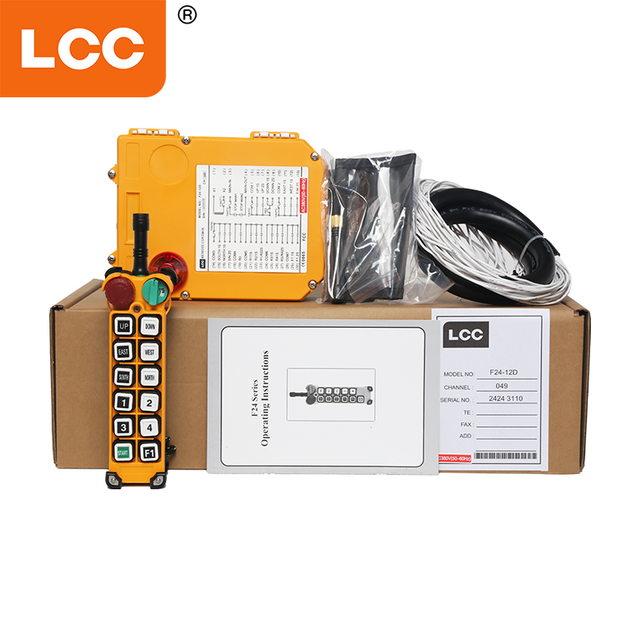 F24-12D 12V 24V CONTROL ROMITO DE RADIO INDERRITAL CITO INALLABLE CONTROL REMITO