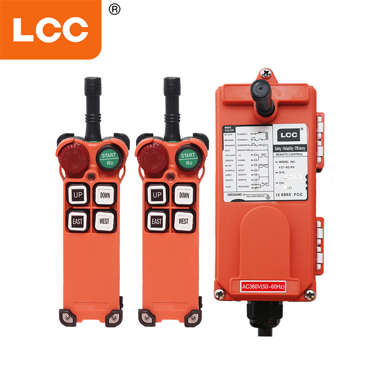 Control remoto hetrónico de radio de grúa F21-4S para bomba de concreto