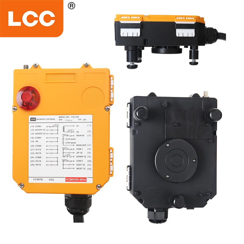 Control remoto de radio eléctrica de la radio eléctrica de la grúa inalámbrica de la grúa inalámbrica F24-10