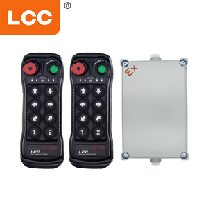 LCC BQ800 Control remoto inalámbrico a prueba de explosiones antiexplosión de una sola velocidad de 8 botones para áreas peligrosas de grúas de elevación