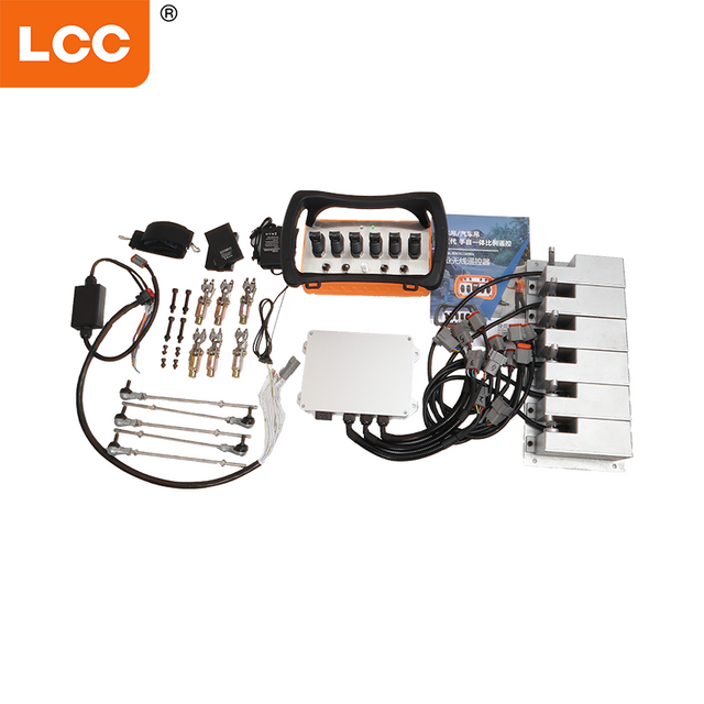 BT600 Control remoto inalámbrico personalizado para grúas montadas en camiones con palancas de mando proporcionales, control analógico y modos manual/automático