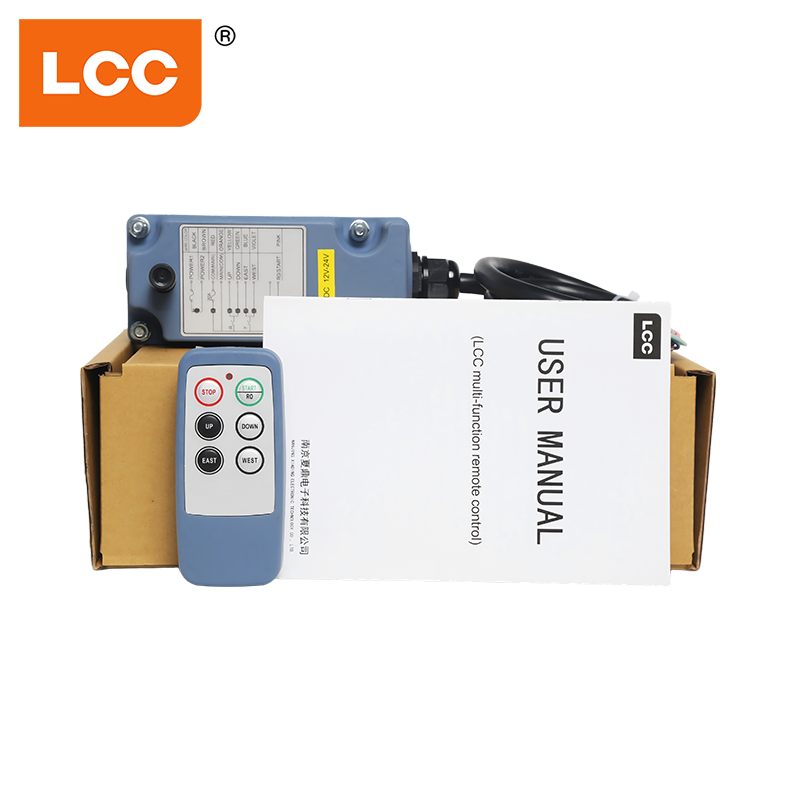 LCC SAGA1-L6 Sistema de Control remoto de Radio Industrial inalámbrico de velocidad única de 4 botones mando a distancia resistente para grúa de elevación