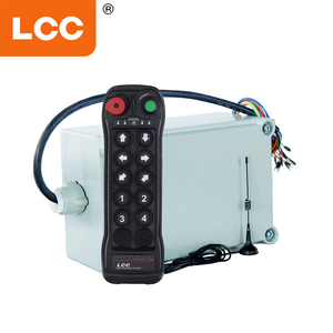 LCC BQ1000 Control remoto inalámbrico antiexplosión de 10 botones a prueba de explosiones para grúa torre en áreas peligrosas