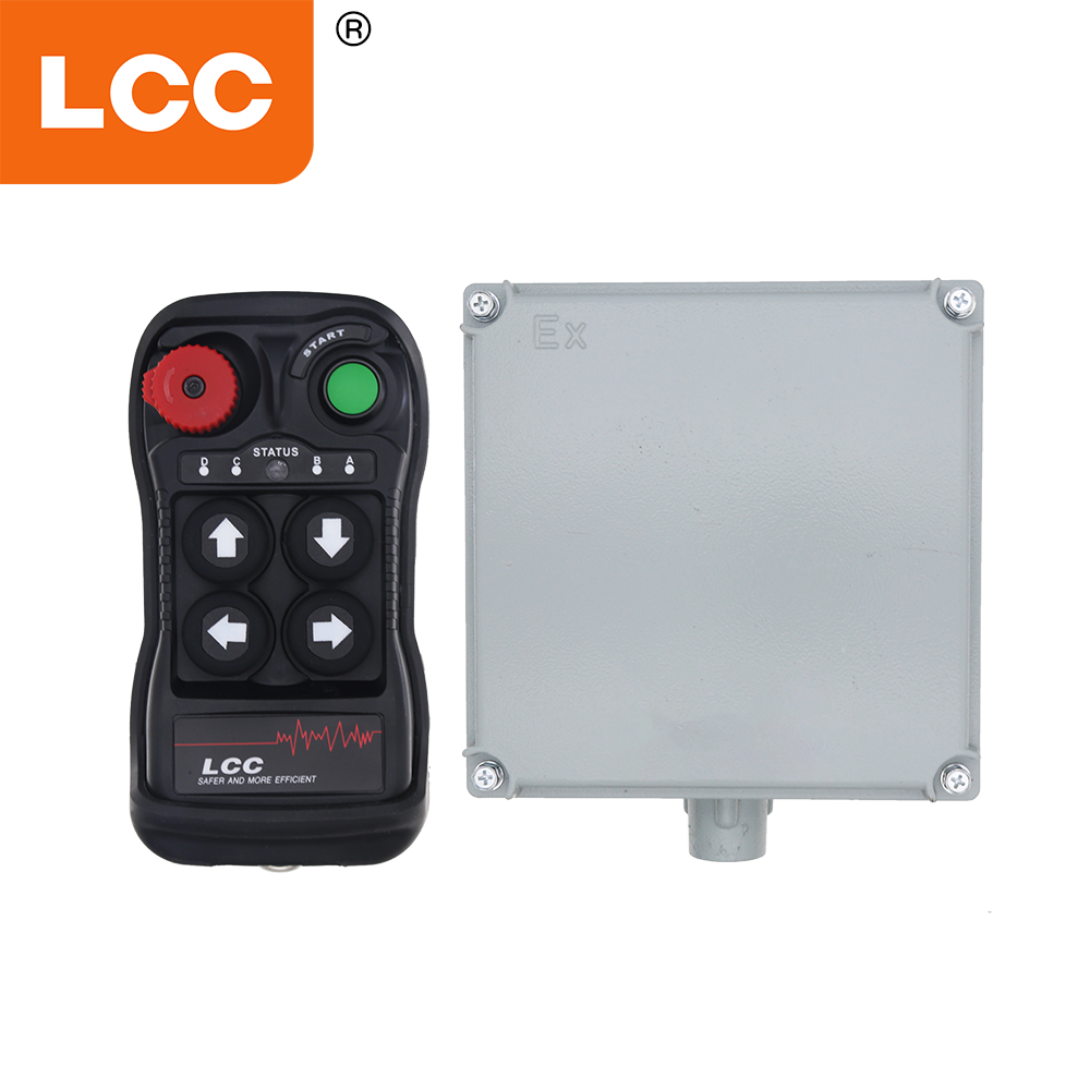 Control remoto de grúa de velocidad única antiexplosión a prueba de explosiones a prueba de explosiones LCC BQ400 IP65